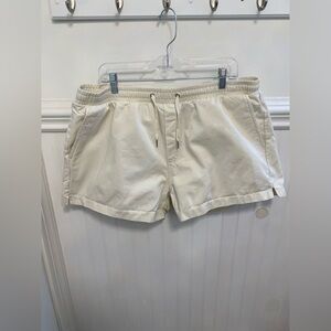 Reclaimed Vintage Cream Cargo Shorts